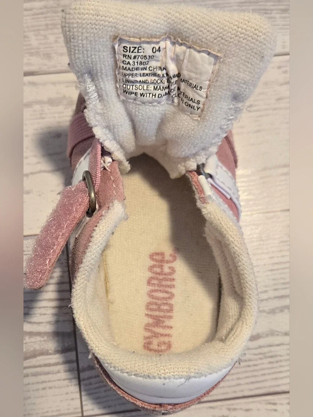 Toddlers Pink Suede Gymboree Trainer Shoes  - Comfortable Everyday Sneakers